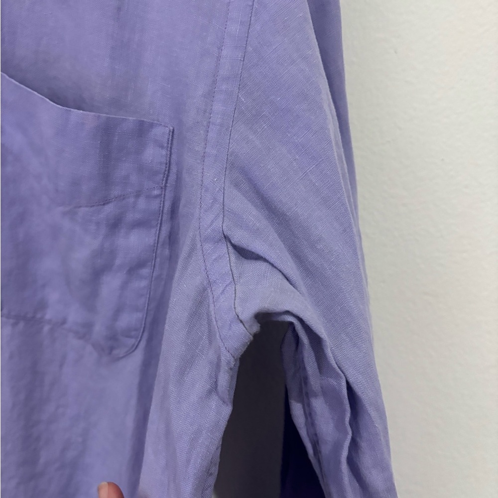 Ralph Lauren Purple Label Linen Shirt 15.5 - Picture 7 of 7